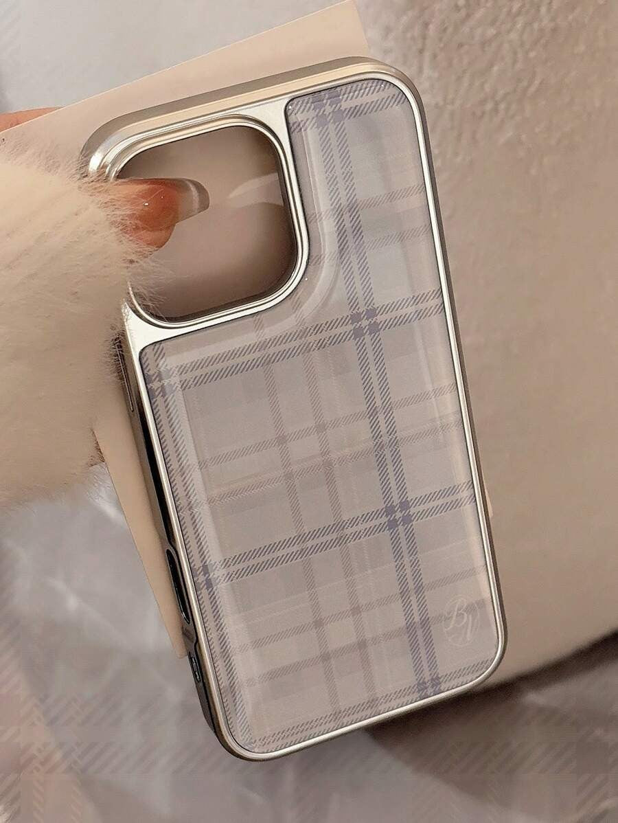 plaid resin phonecase