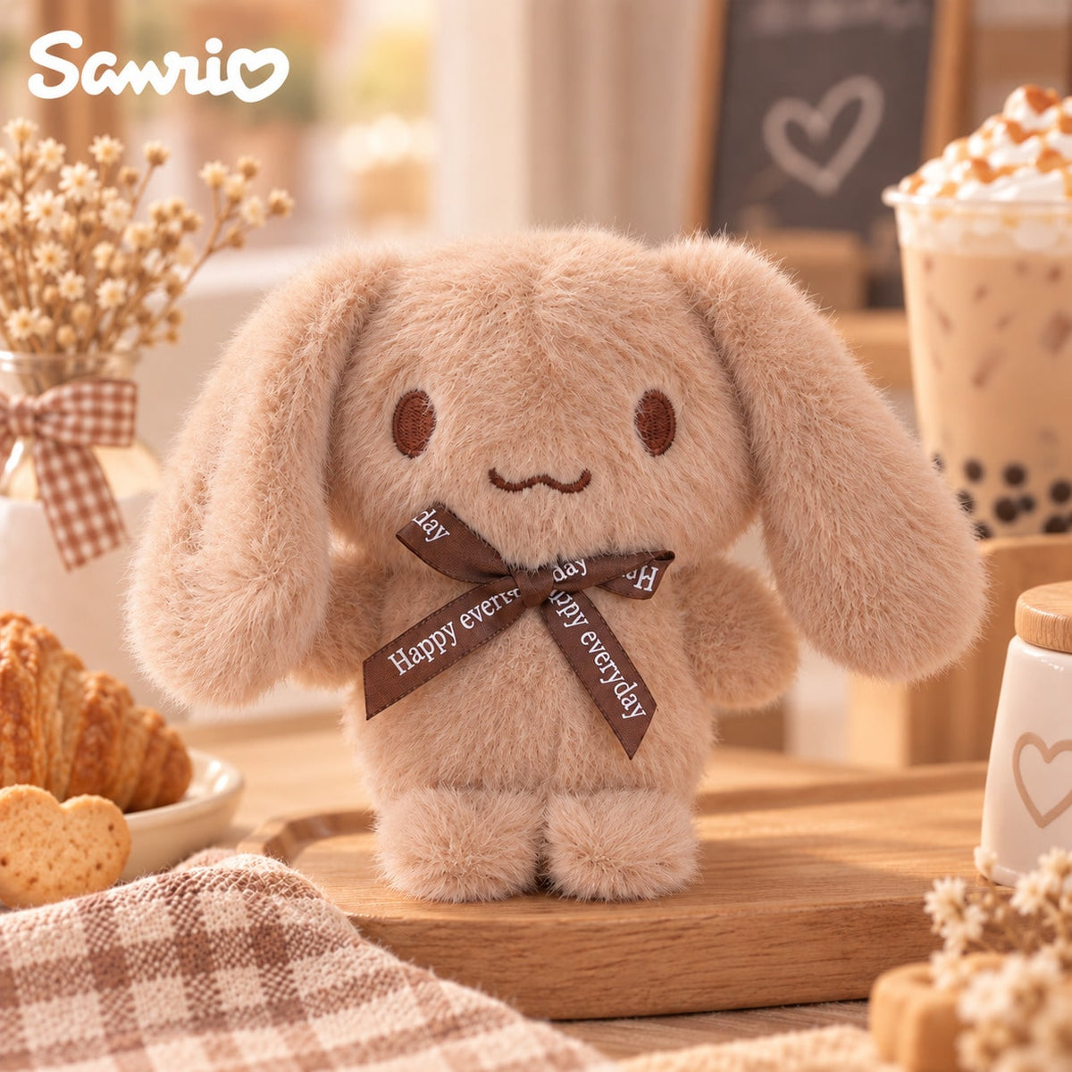 SANRIO mocha cappuccino brown plushie keychains