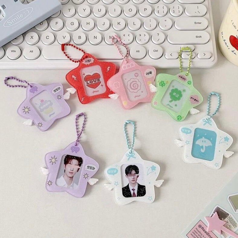 picture holder keychain