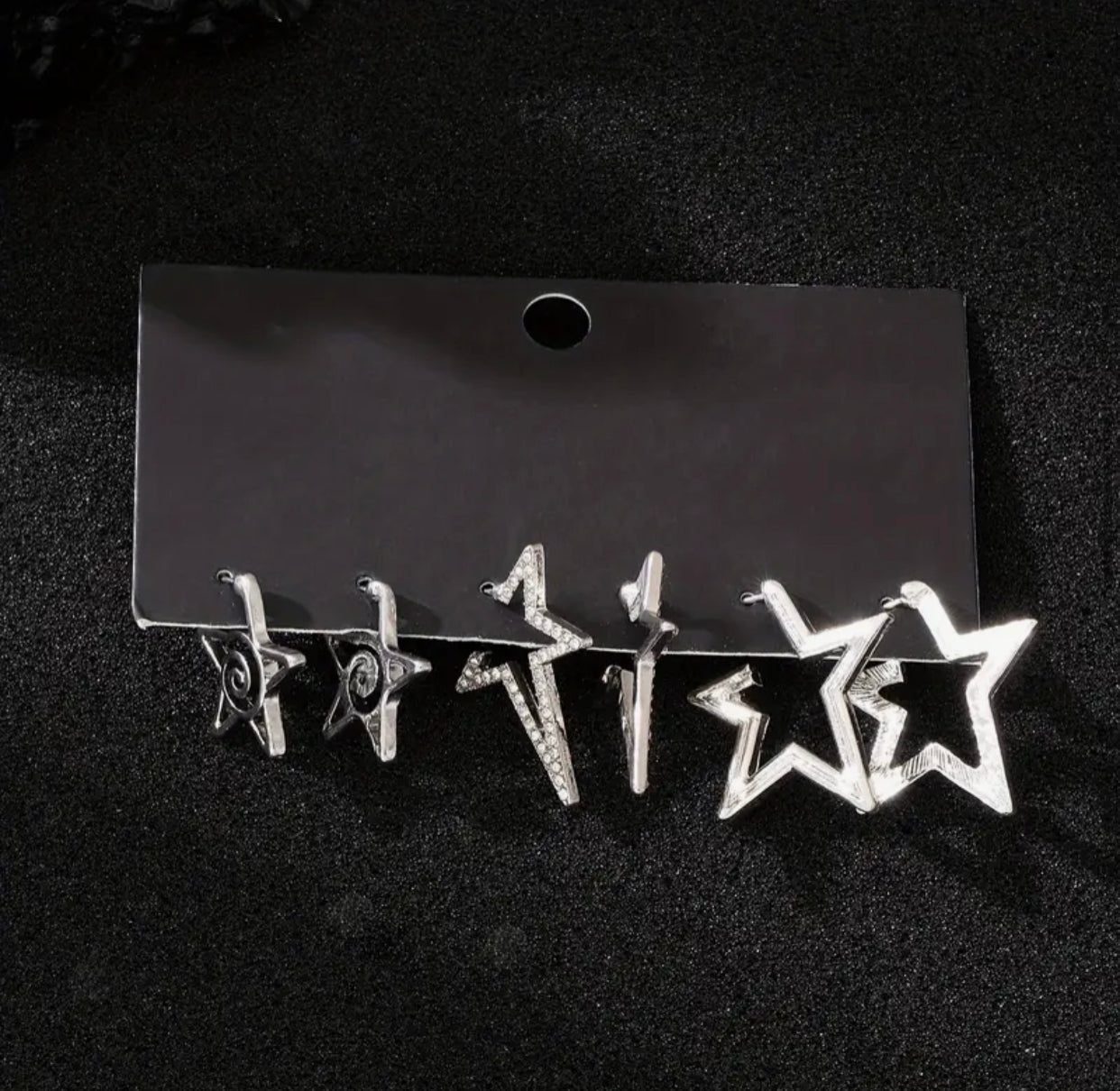 star earrings set