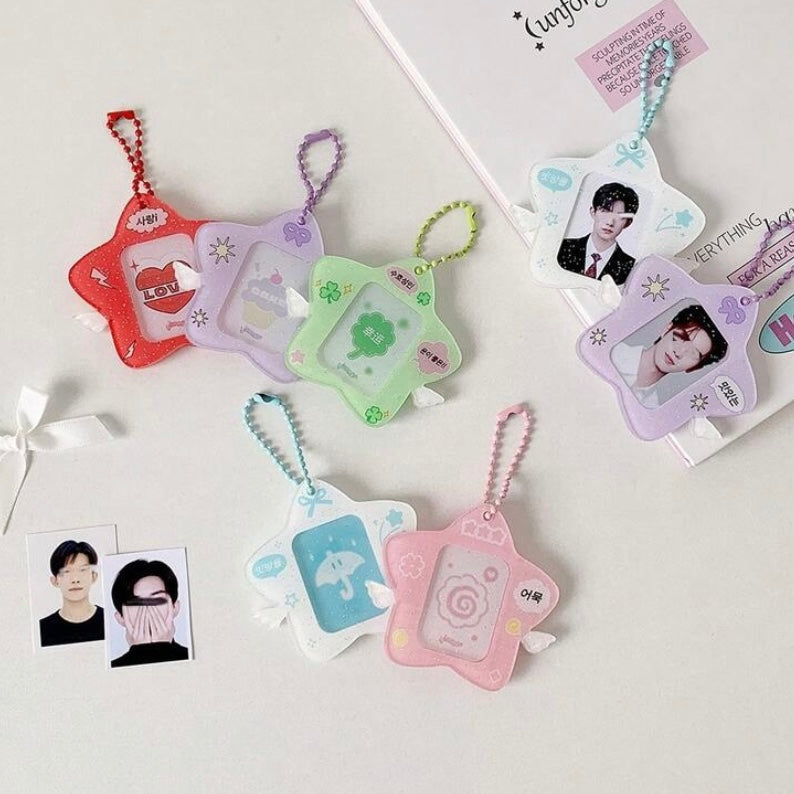 picture holder keychain