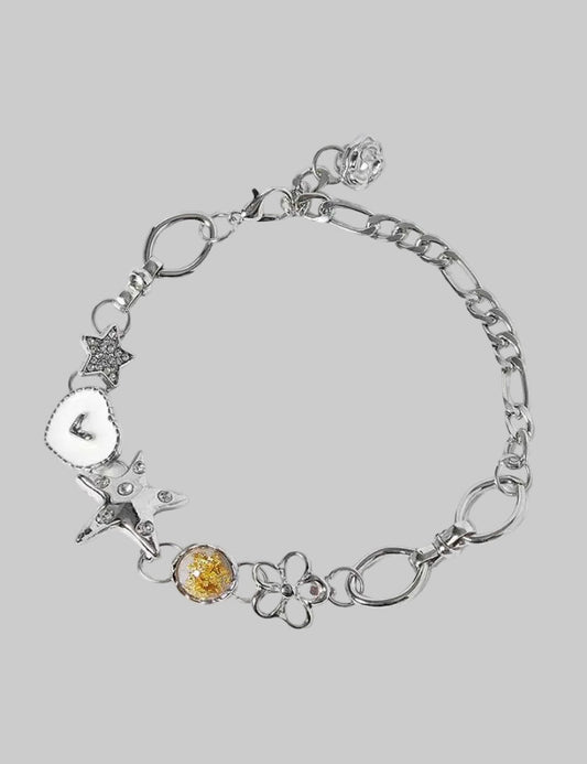 retro y2k silver bracelet