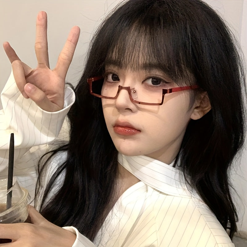 half frame glasses
