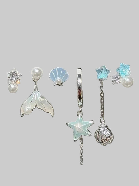 siren's treasure earrings set