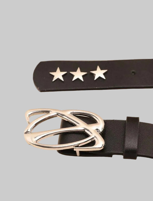 y2k star studded belt