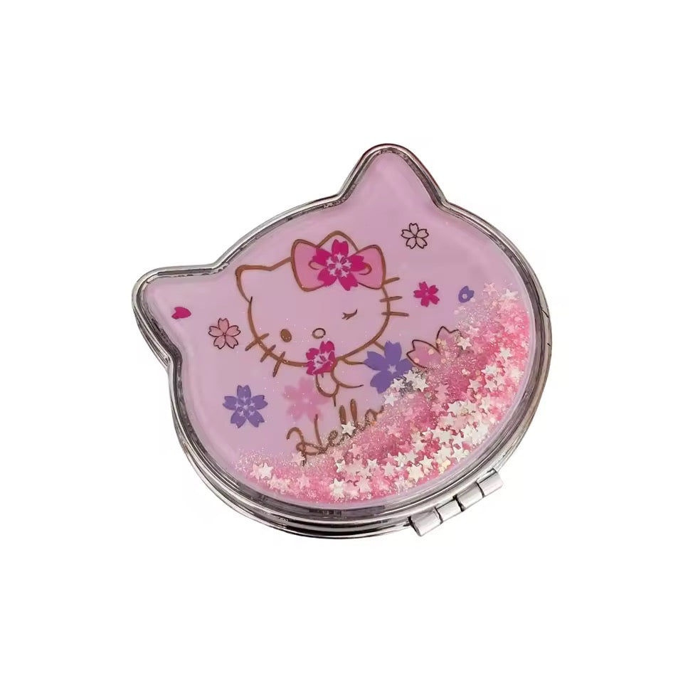 hello kitty sparkling hand mirror