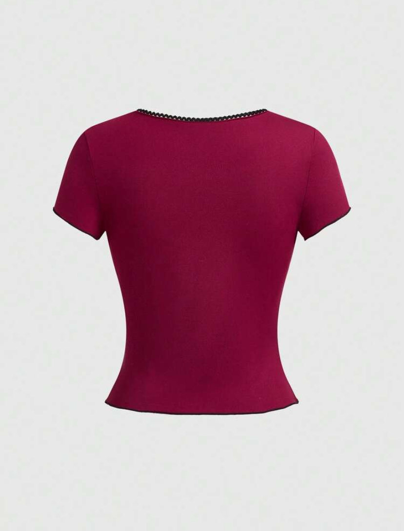 sweetheart bow top