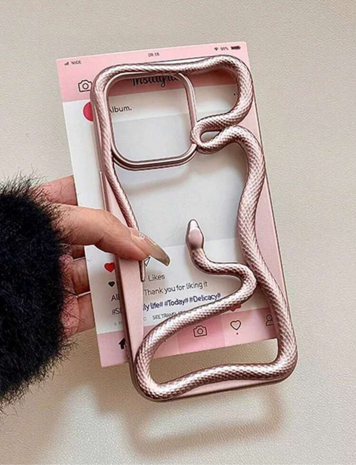 pink snake case