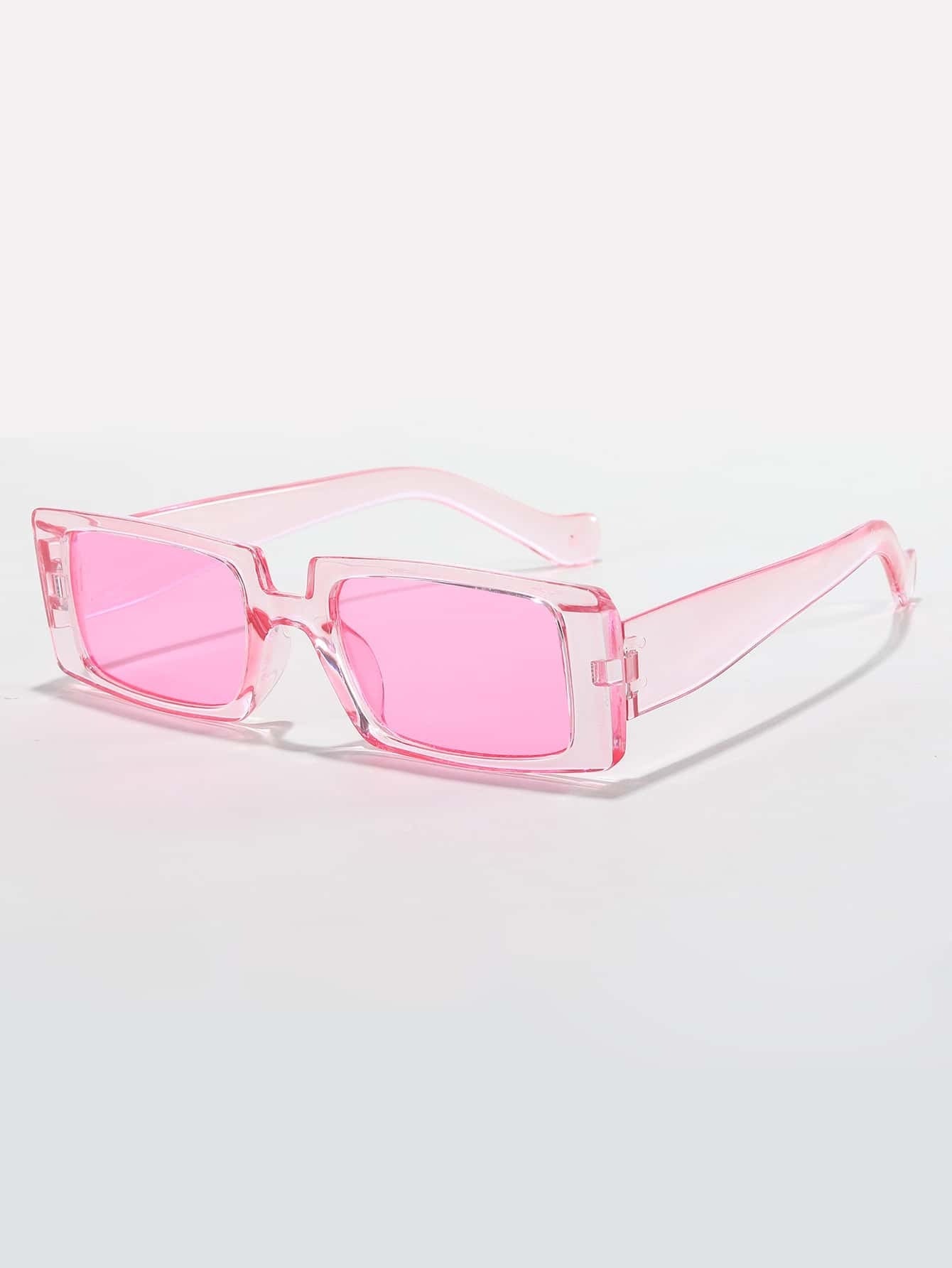 retro pink glasses