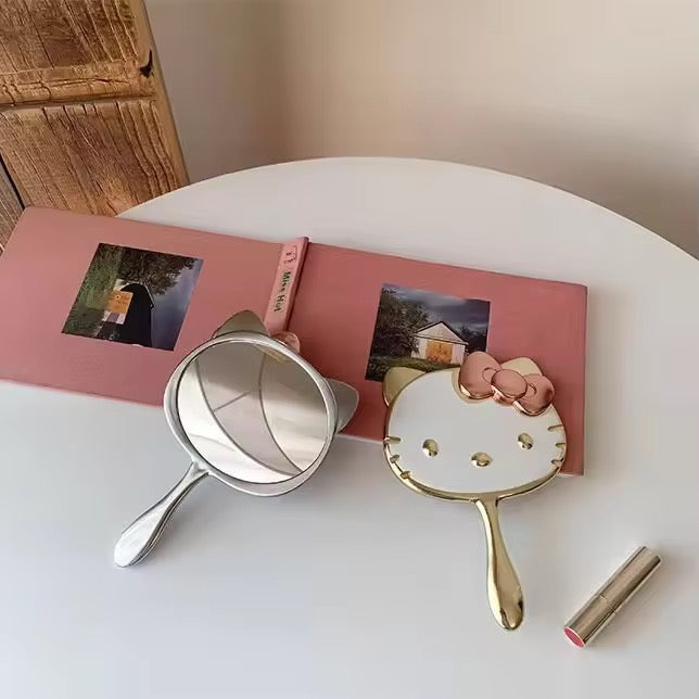 hello kitty hand mirror