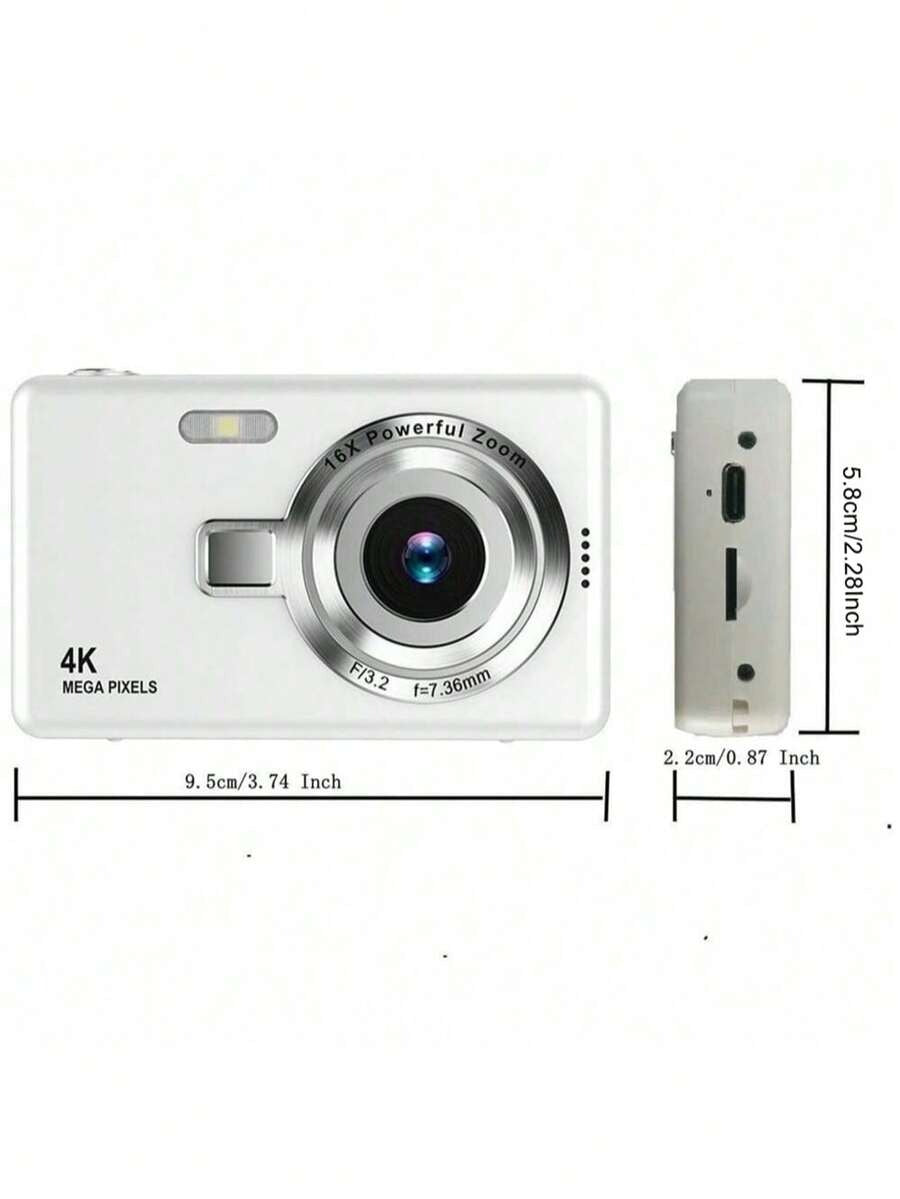 minimalist retro digicam (available in 6 colors)