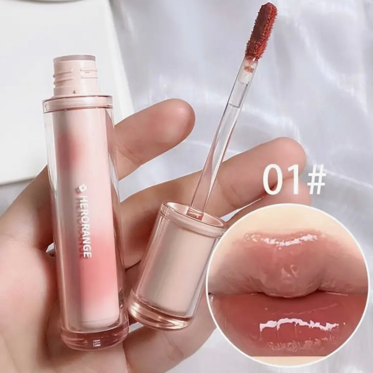 herorange lip glosses