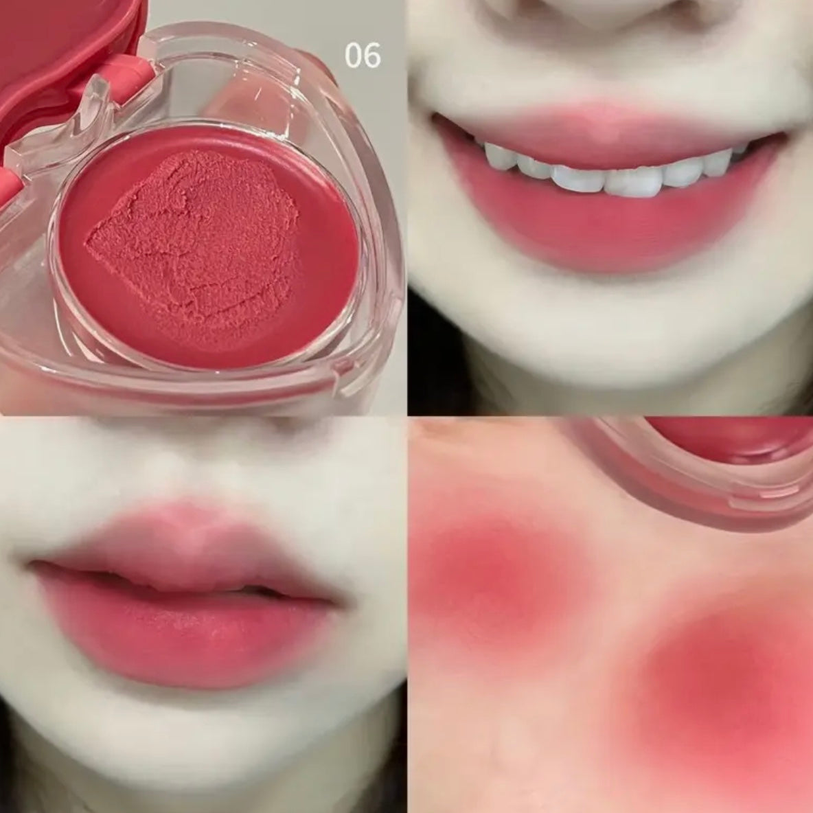 heart shaped lip muds