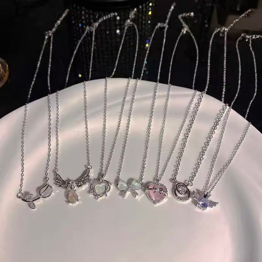 six necklaces set