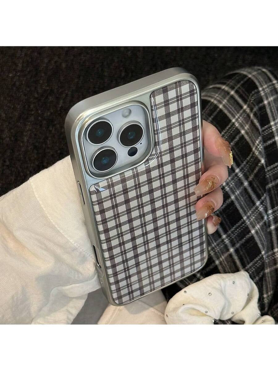 plaid resin phonecase