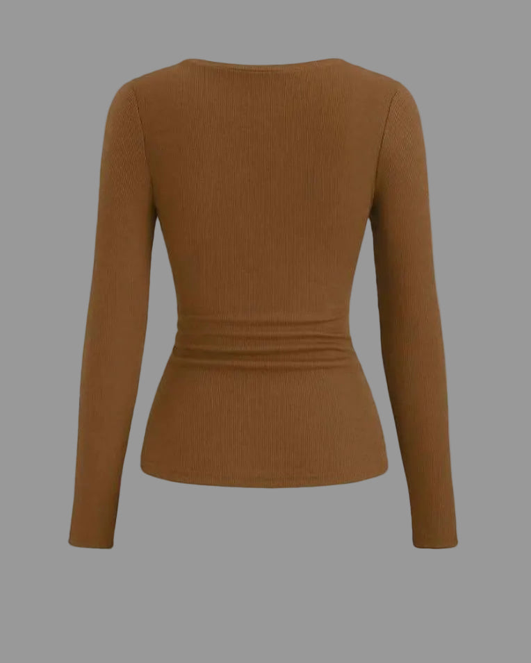 henley lace top