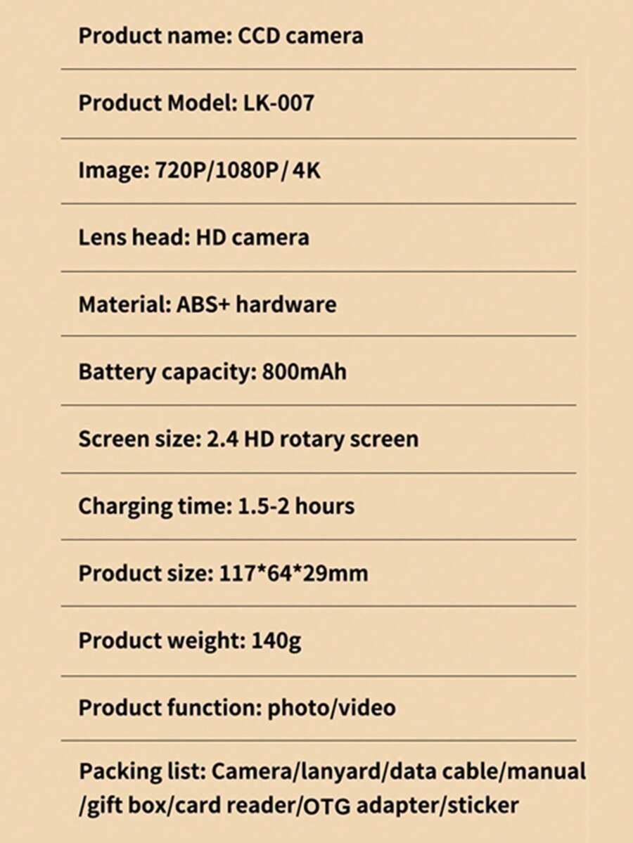 y2k retro flip digicam (available in 5 colors)