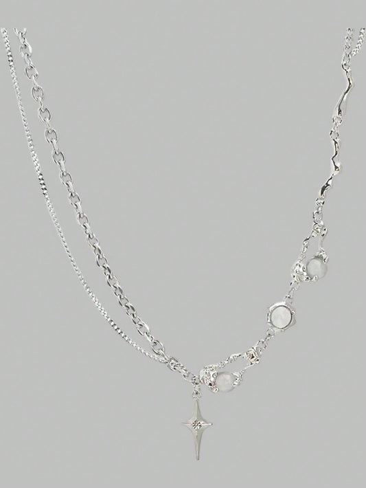 asymmetric liquid-metal necklace