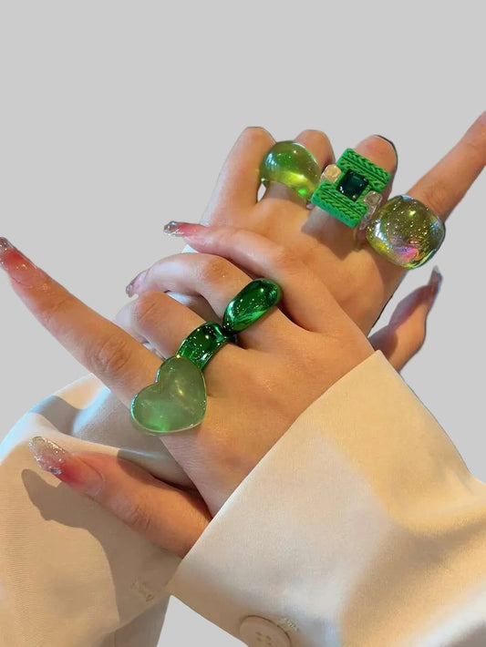 acid apple rings set (6 pcs)