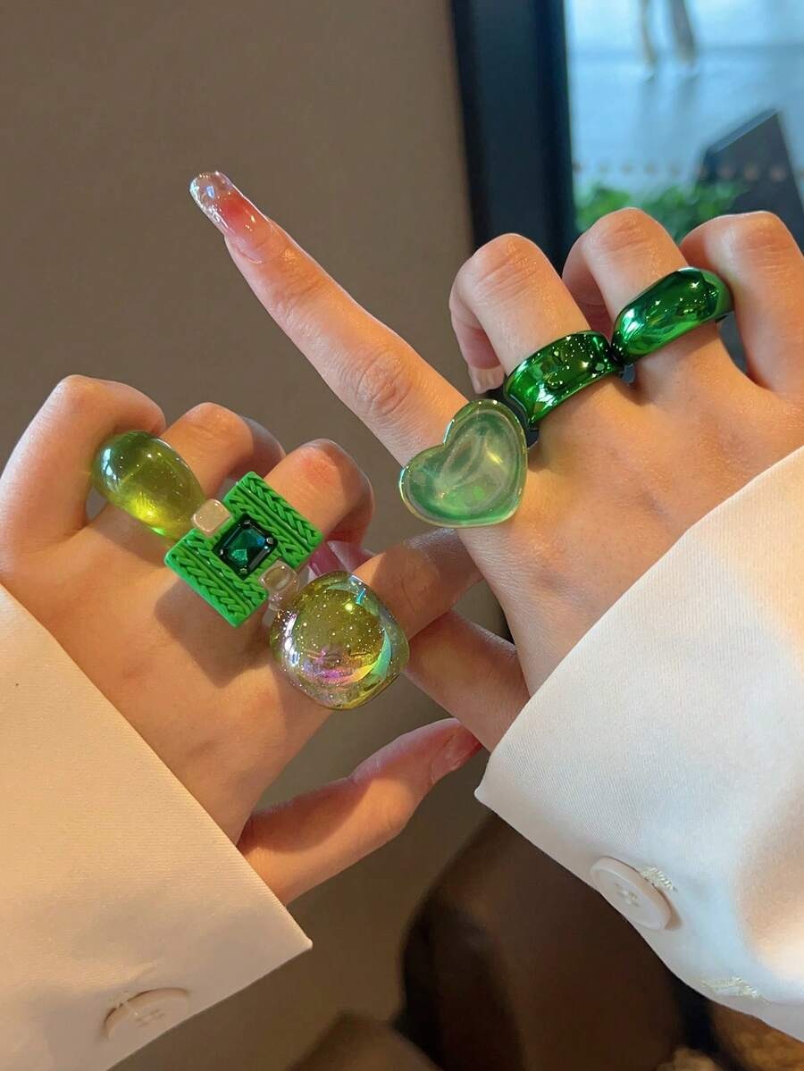 acid apple rings set (6 pcs)