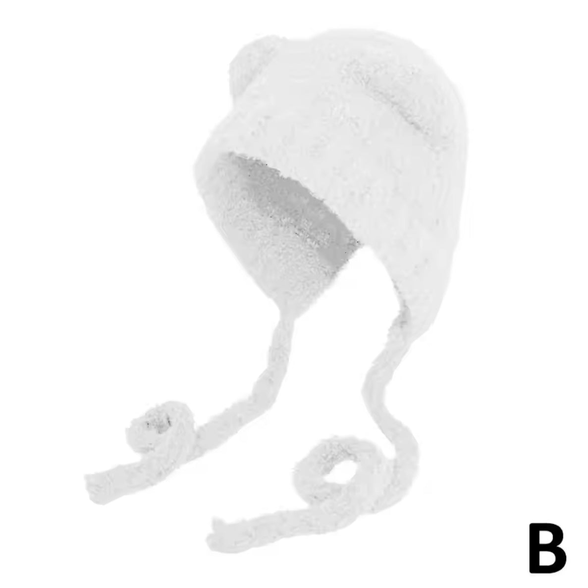 plush cat ear beanie