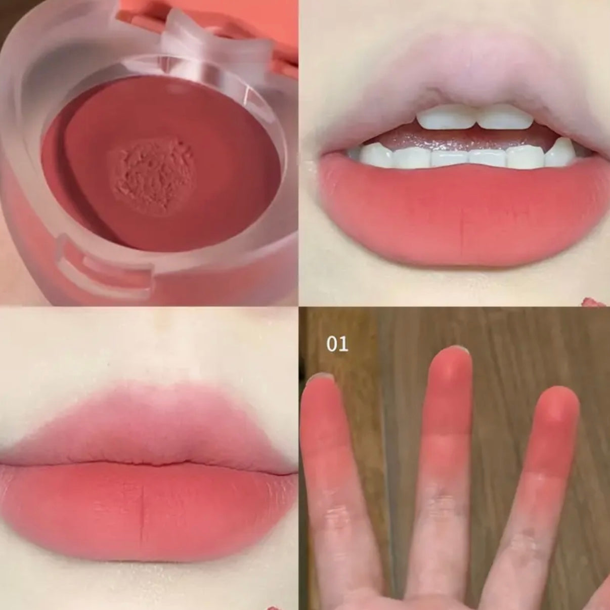 heart shaped lip muds