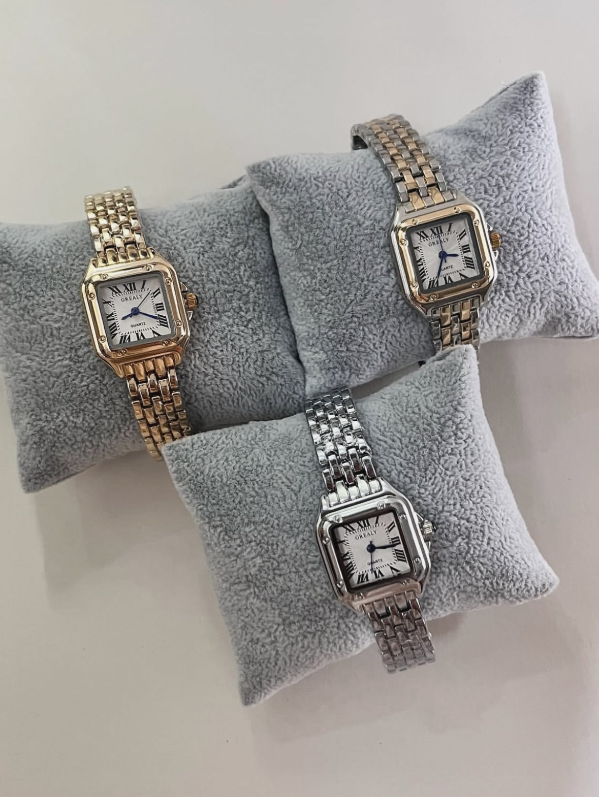 french style rhinestone watch