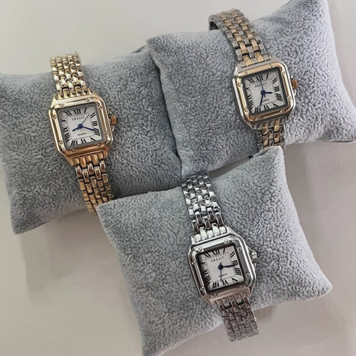 french style rhinestone watch