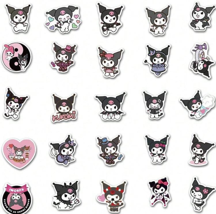 kuromi sticker pack
