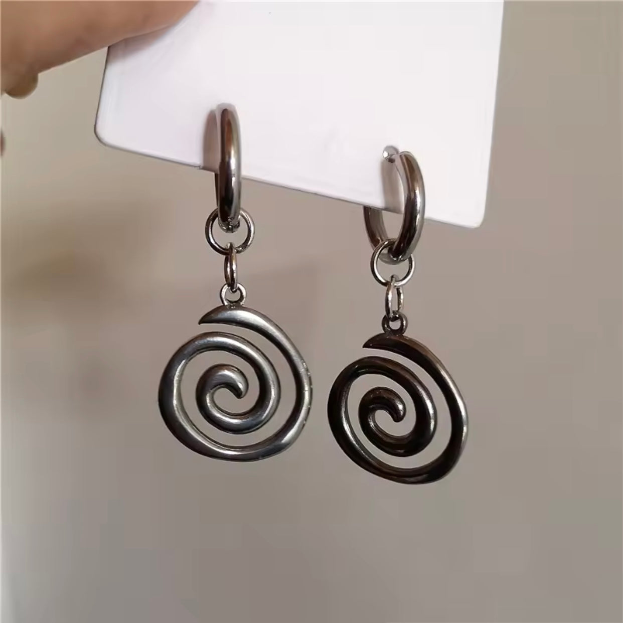 spiral earrings