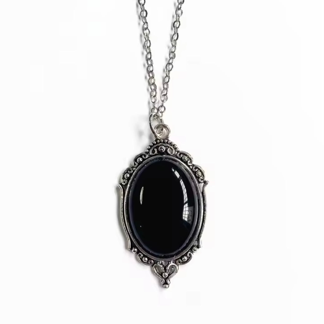 gothic red/ black pendant