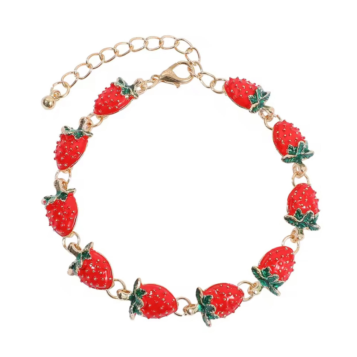 strawberry bracelet 🍓