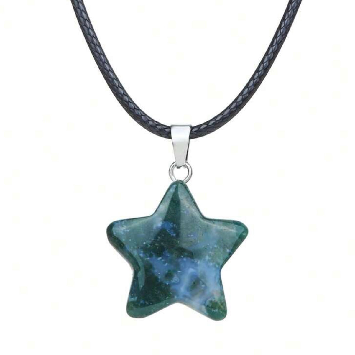 gemstone star pendants