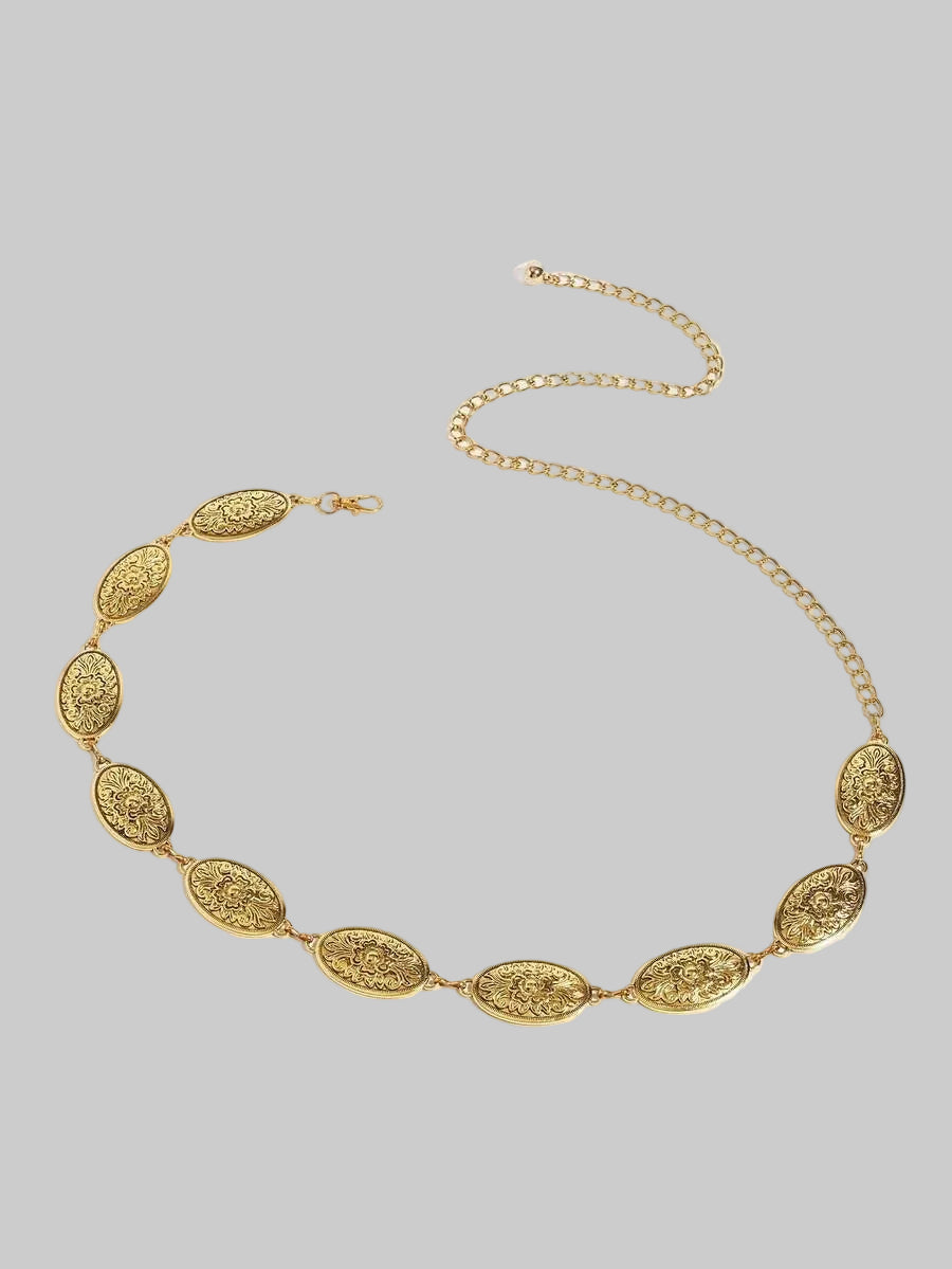 vintage gold waist chain