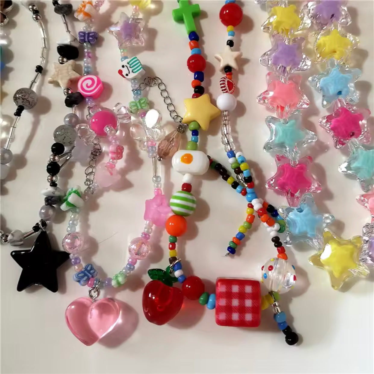 beaded necklaces