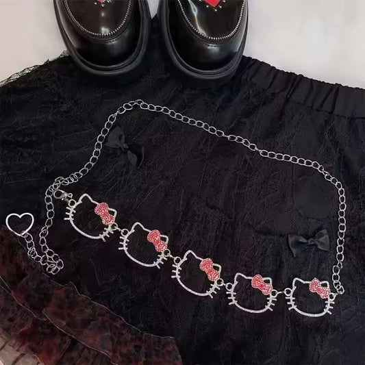 hello kitty waist chain