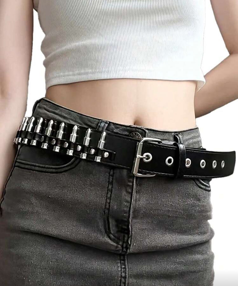 black bullet style belt