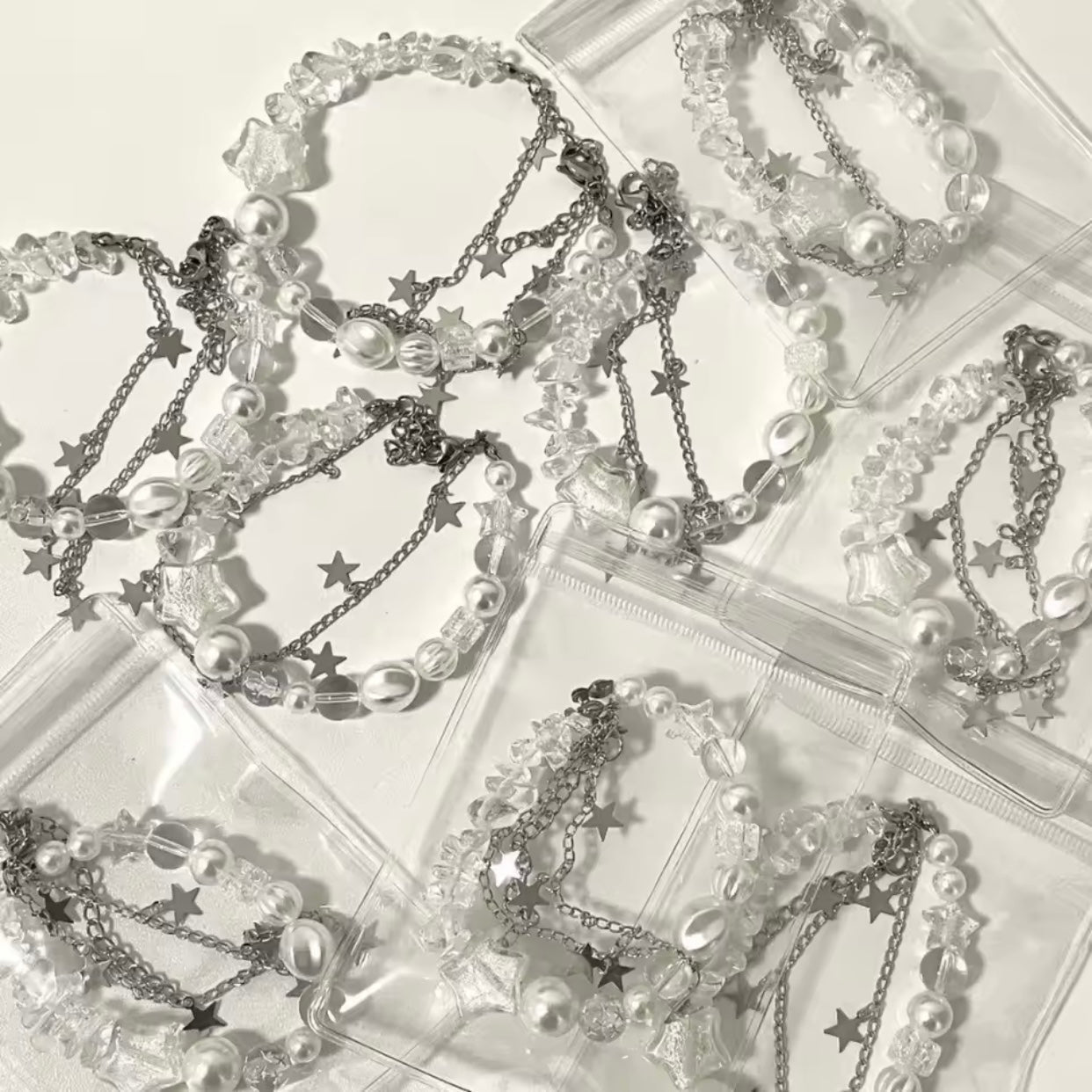 starry silver bracelet
