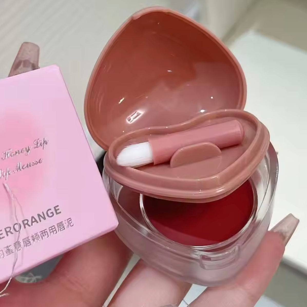 heart shaped lip muds