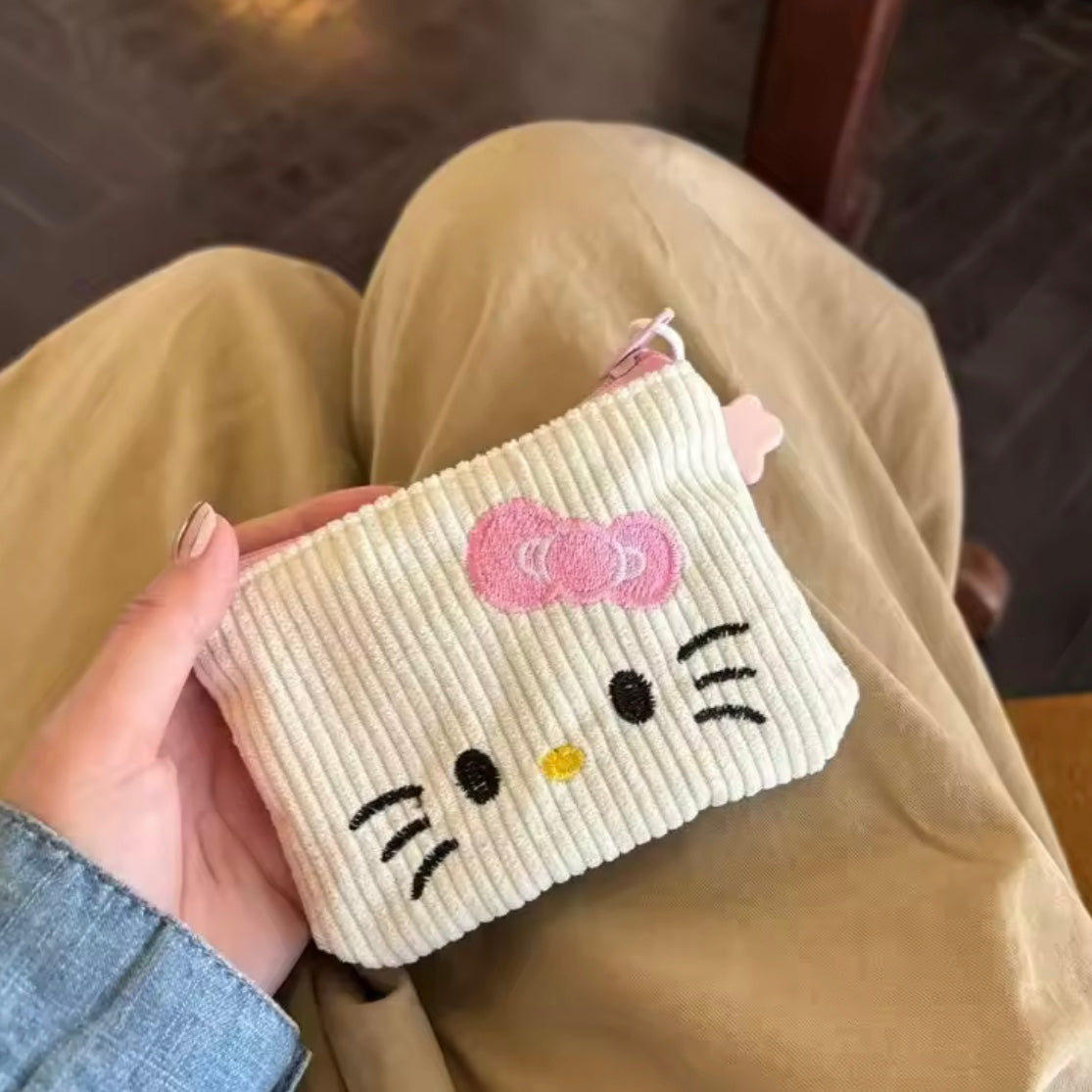 hello kitty cloth wallet
