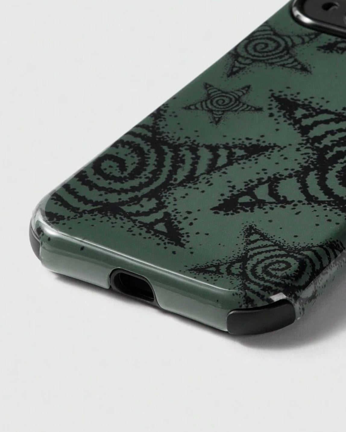 dark green star case