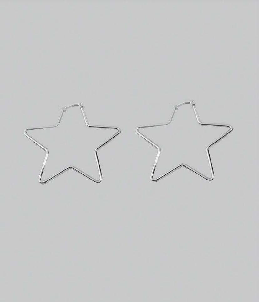 silver hoops