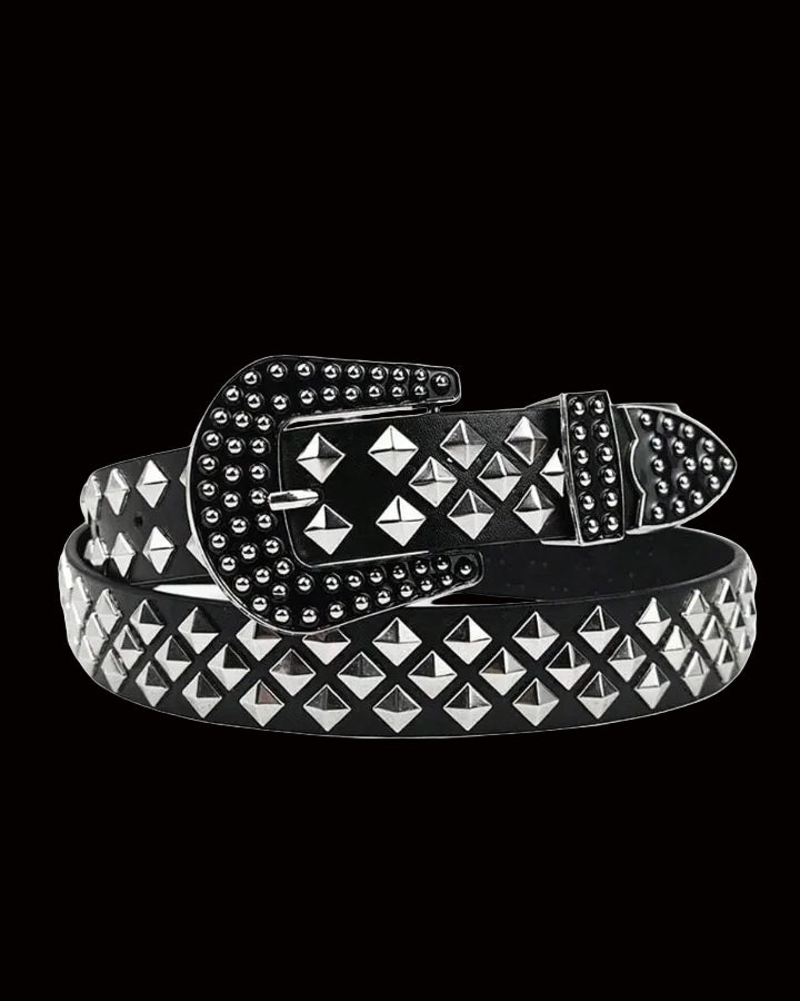 gothic horizon studded belt