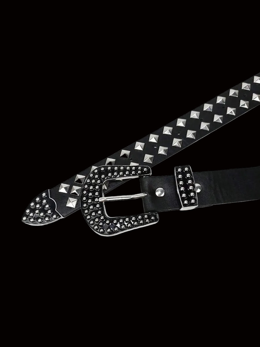 gothic horizon studded belt