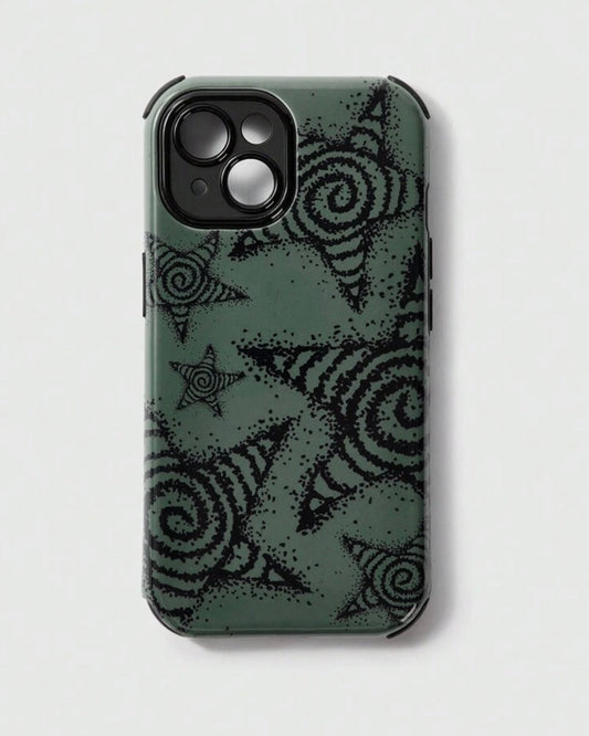 dark green star case