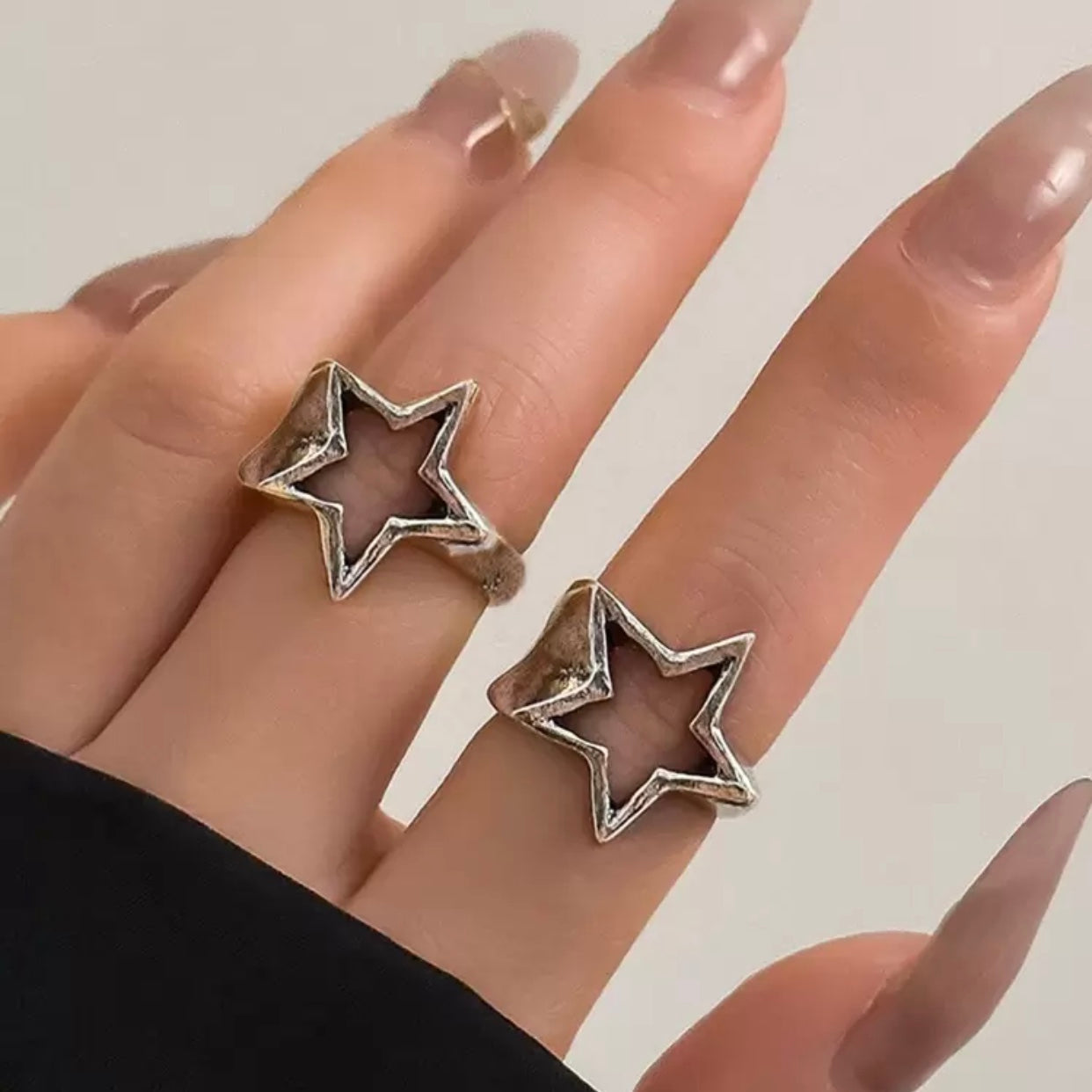 silver star rings