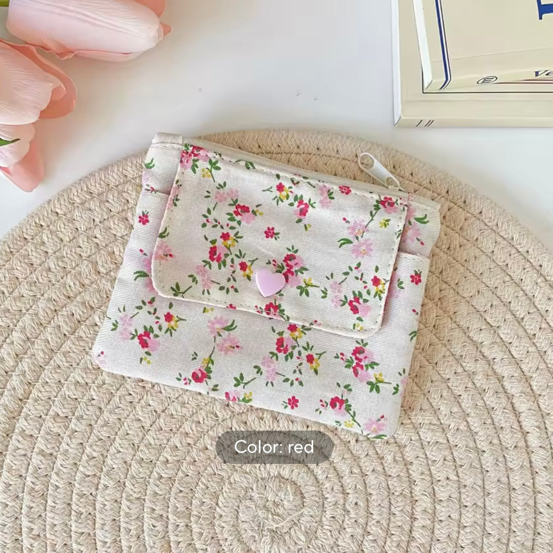 floral wallets