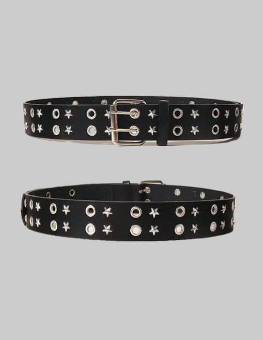 punk style star belt