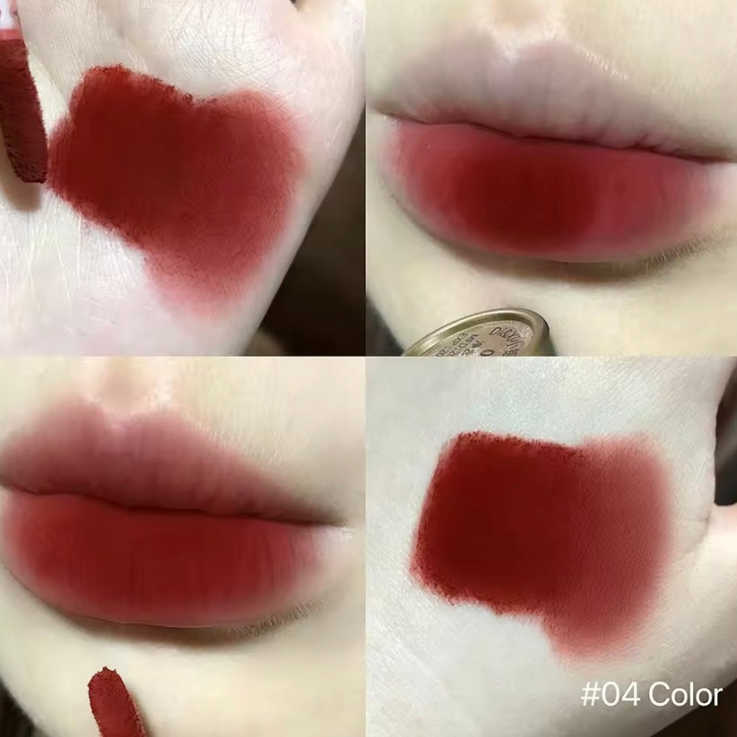 velvet textured matte lip glaze