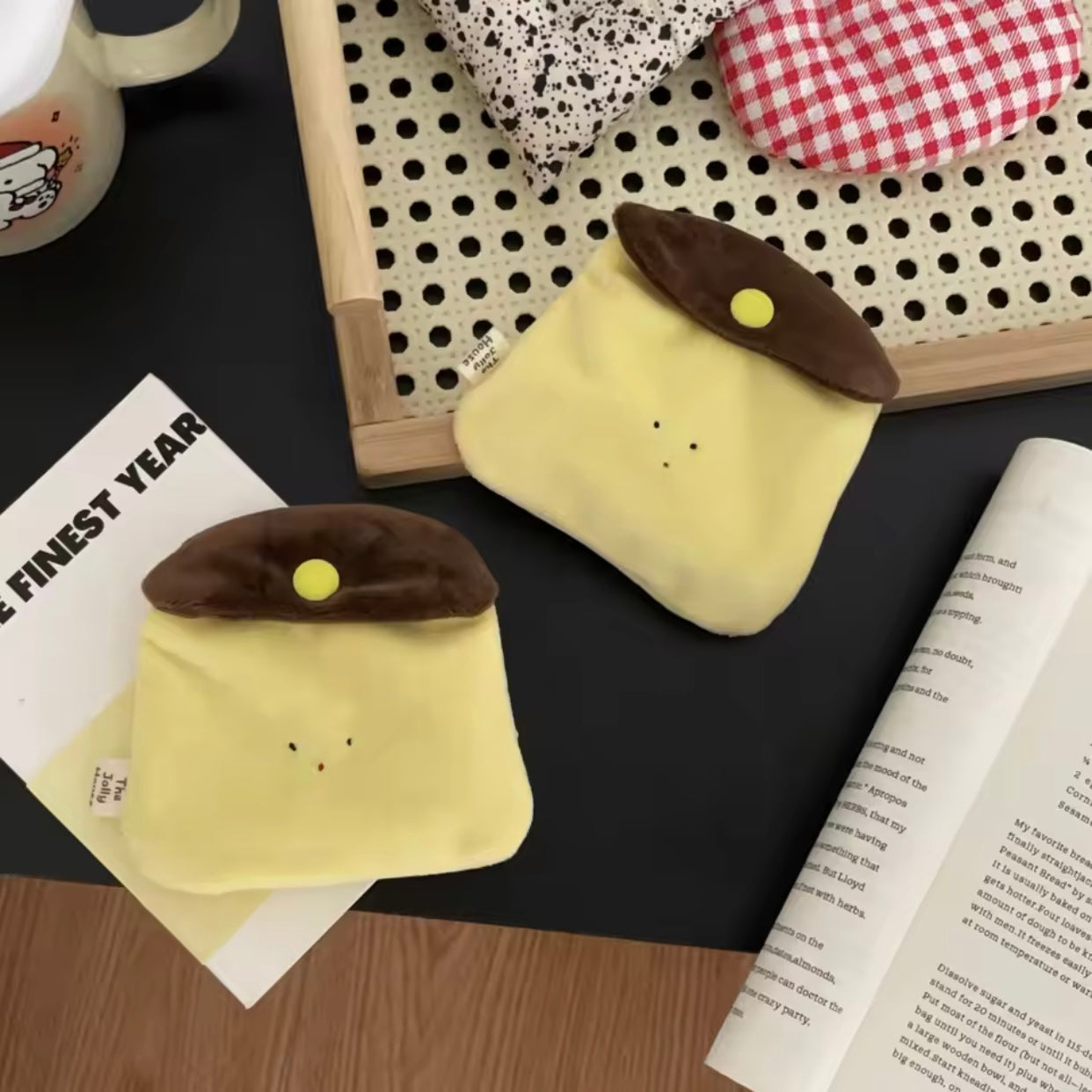 pudding plush wallet